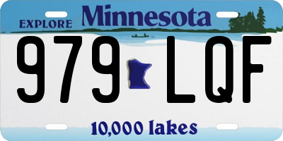 MN license plate 979LQF