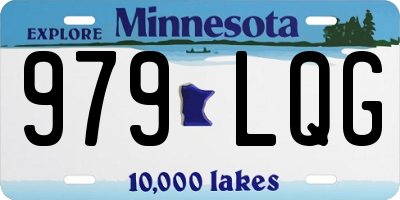 MN license plate 979LQG