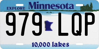 MN license plate 979LQP