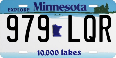 MN license plate 979LQR