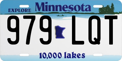 MN license plate 979LQT