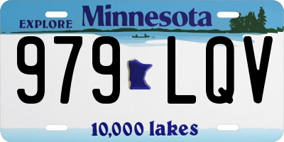 MN license plate 979LQV