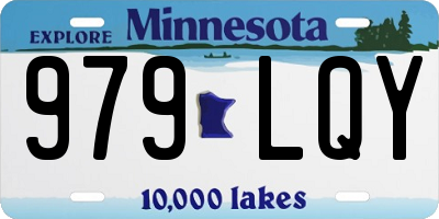 MN license plate 979LQY