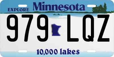 MN license plate 979LQZ