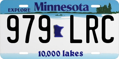 MN license plate 979LRC
