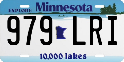 MN license plate 979LRI