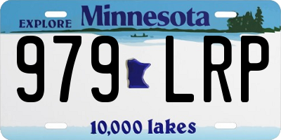 MN license plate 979LRP