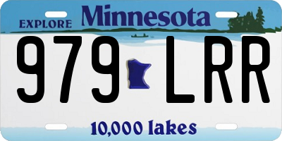 MN license plate 979LRR