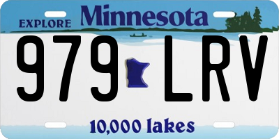 MN license plate 979LRV