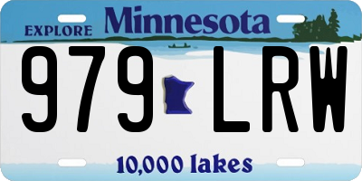 MN license plate 979LRW