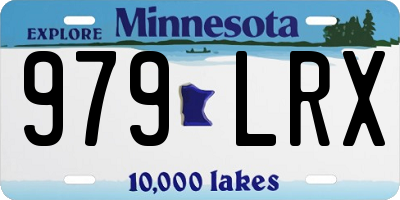 MN license plate 979LRX
