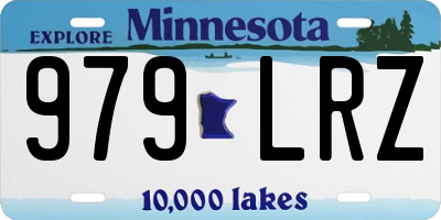 MN license plate 979LRZ