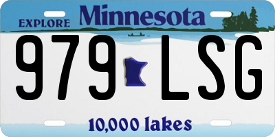 MN license plate 979LSG