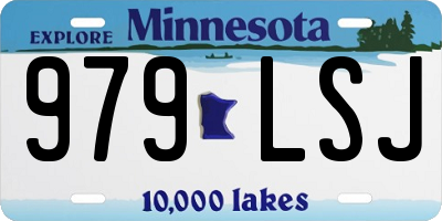 MN license plate 979LSJ