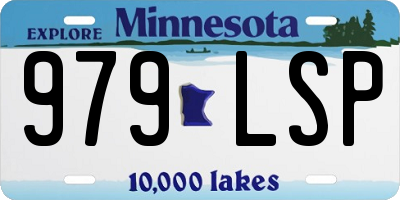 MN license plate 979LSP