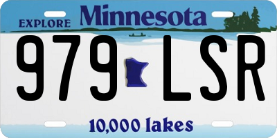 MN license plate 979LSR