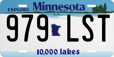 MN license plate 979LST