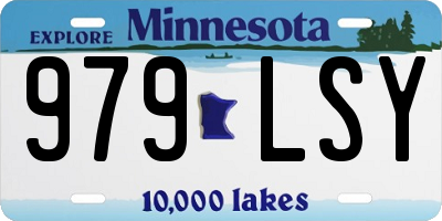 MN license plate 979LSY