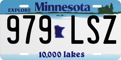 MN license plate 979LSZ