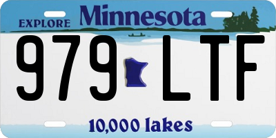 MN license plate 979LTF