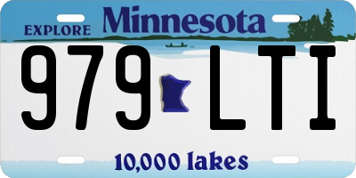 MN license plate 979LTI
