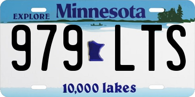 MN license plate 979LTS