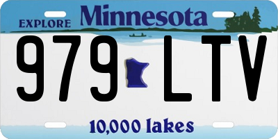 MN license plate 979LTV