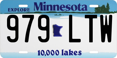 MN license plate 979LTW