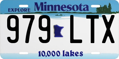 MN license plate 979LTX