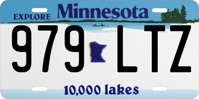 MN license plate 979LTZ