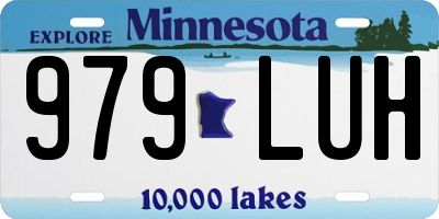 MN license plate 979LUH