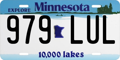 MN license plate 979LUL