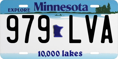 MN license plate 979LVA