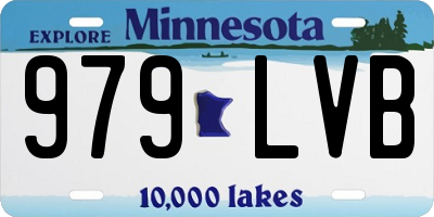MN license plate 979LVB
