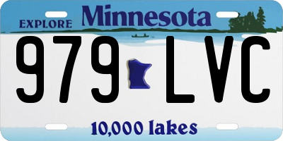 MN license plate 979LVC