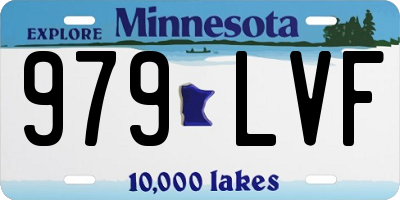 MN license plate 979LVF