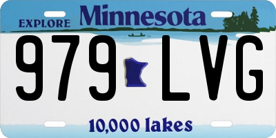 MN license plate 979LVG