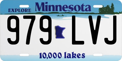 MN license plate 979LVJ