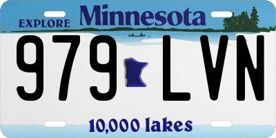 MN license plate 979LVN