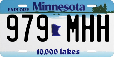 MN license plate 979MHH