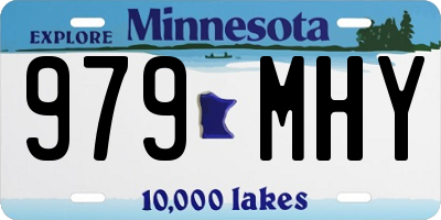 MN license plate 979MHY