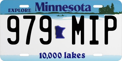 MN license plate 979MIP