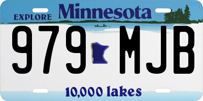 MN license plate 979MJB
