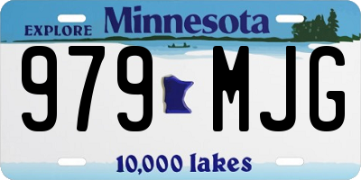 MN license plate 979MJG
