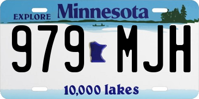 MN license plate 979MJH