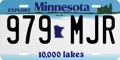 MN license plate 979MJR