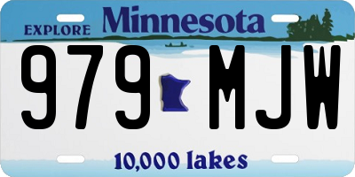 MN license plate 979MJW