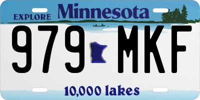 MN license plate 979MKF