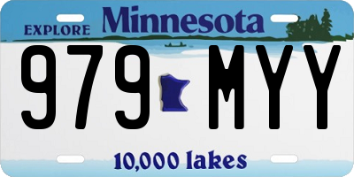 MN license plate 979MYY