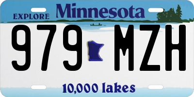 MN license plate 979MZH